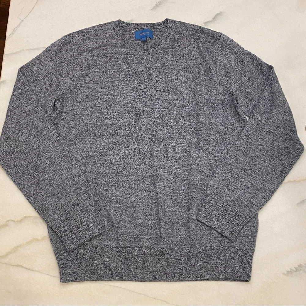 Fairlane Mens Sweater Size Large Gray Merino Wool NWOT